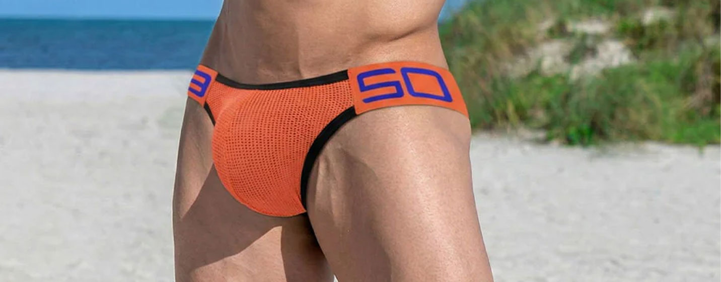 Men's Mesh Underwear with Pouch