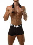 Men's Breathable 100% Cotton Low-Rise Modal Boxer Shorts