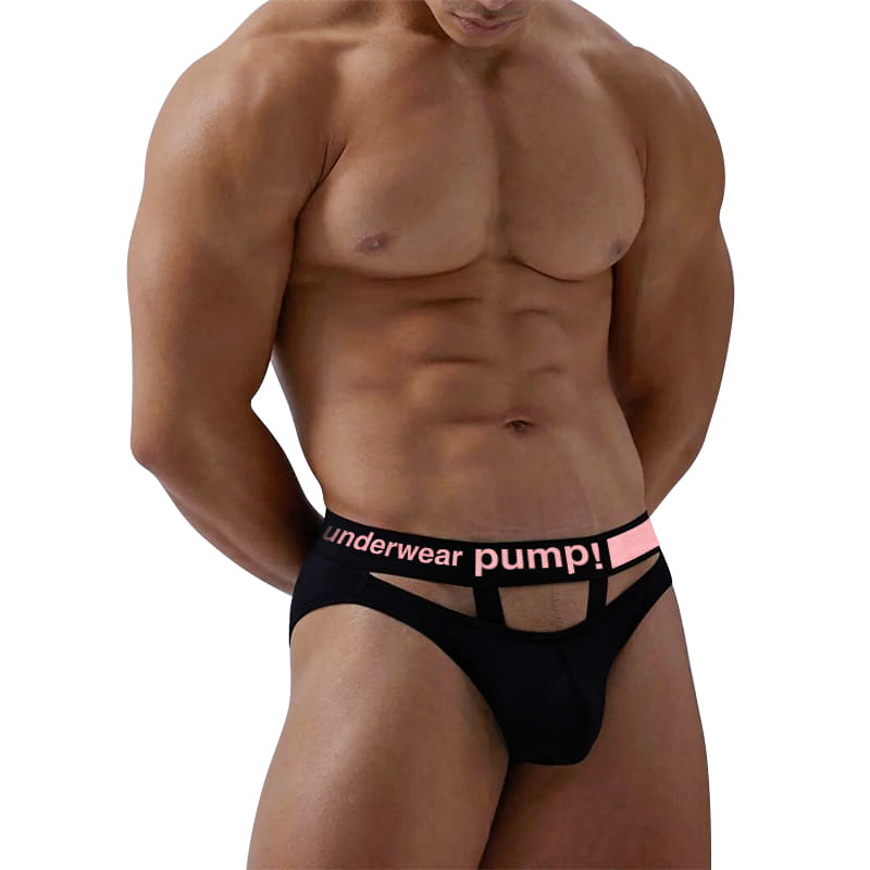 Men's Modal Briefs with Front Dangling T-Strap