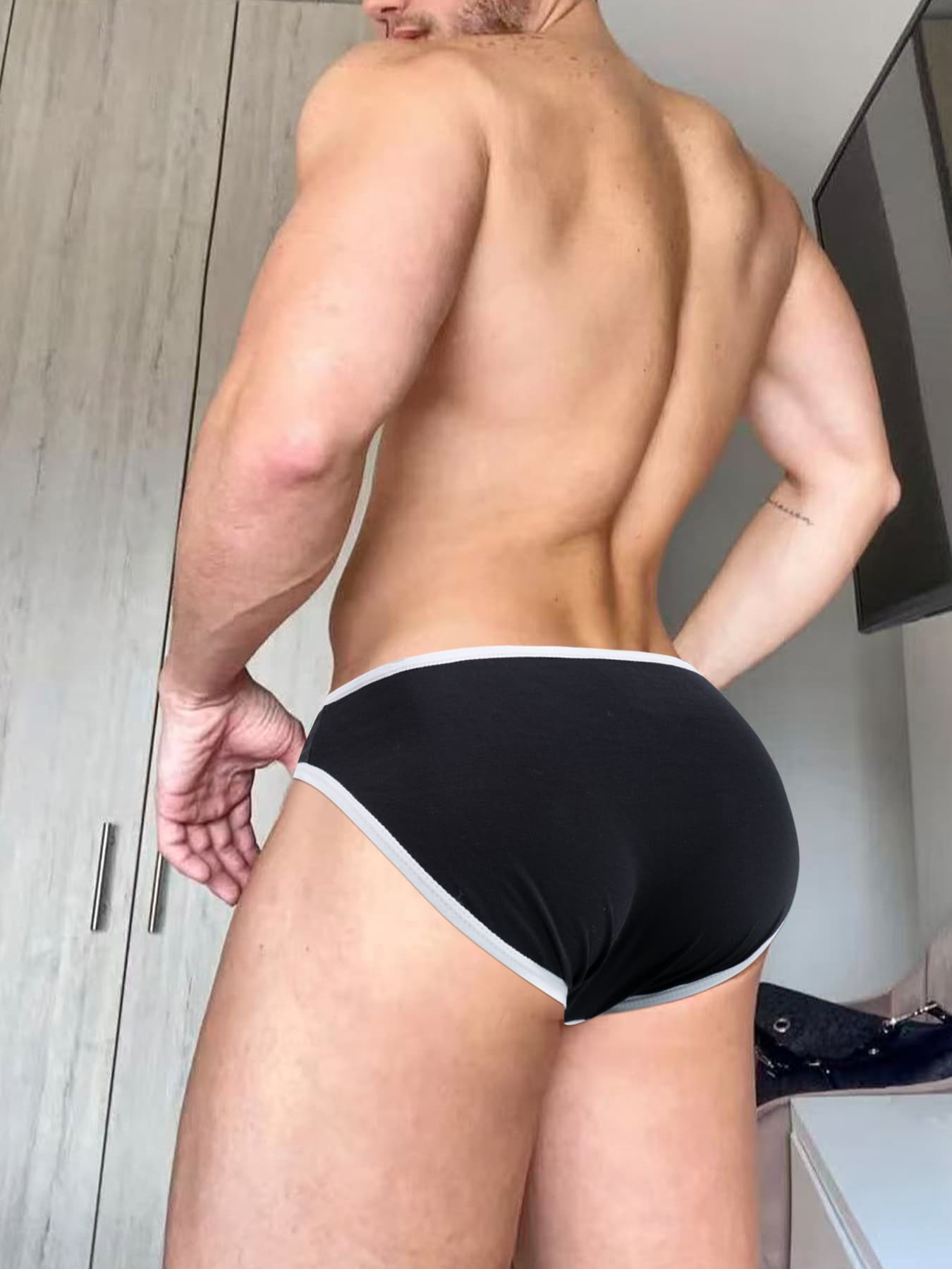 Men's Low-Rise Modal Cutaway Clubwear Briefs