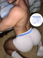 Men's Breathable Modal V-Waist Crossover Trunks Underwear
