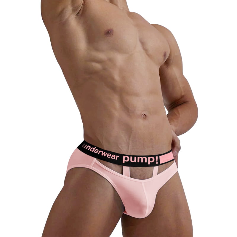 Men's Modal Briefs with Front Dangling T-Strap