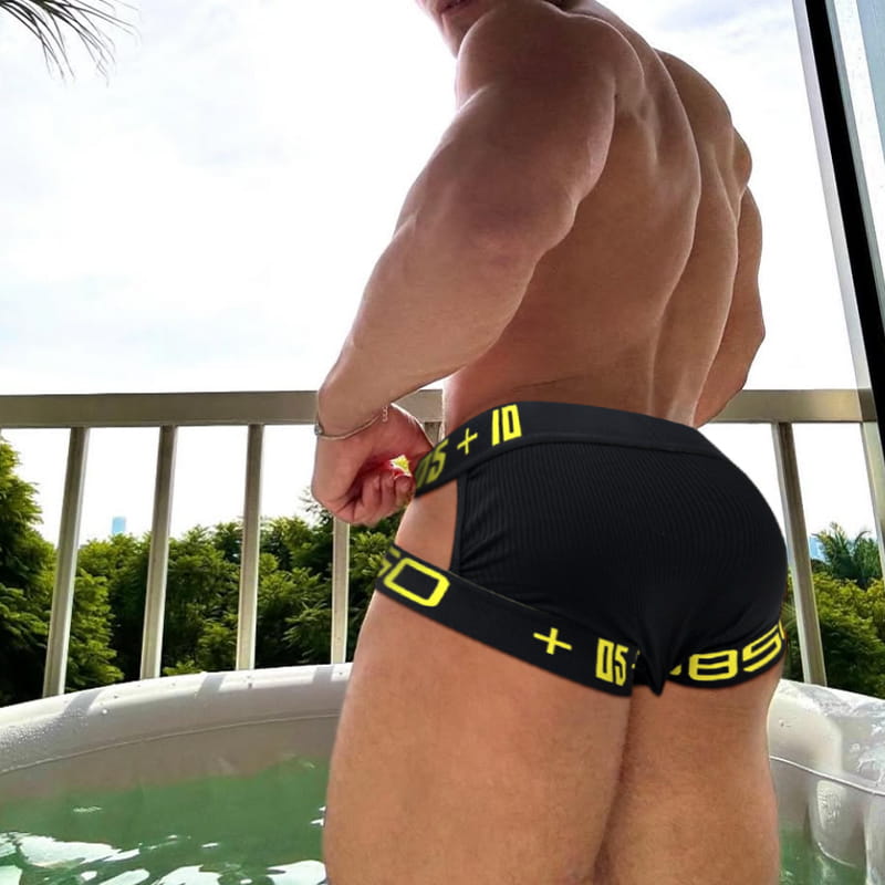 Men's European Low-Rise Cotton Athletic Jockstraps