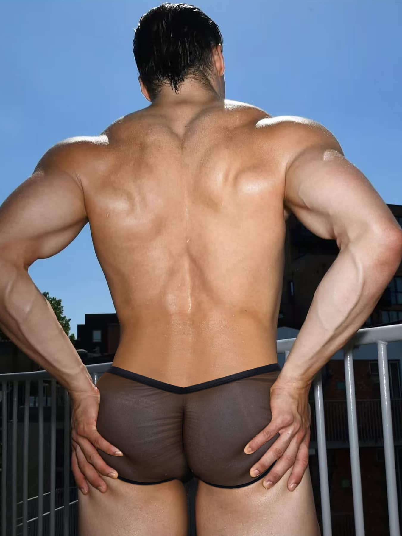 Breathable Semi-Sheer Men's Summer Briefs