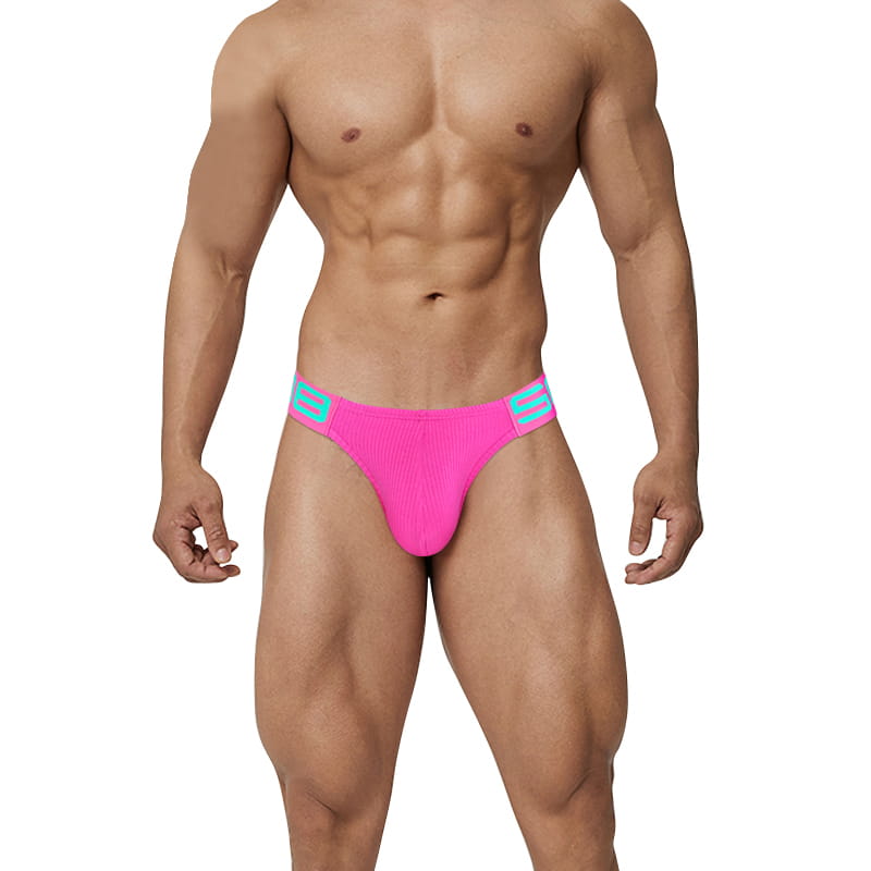 Men's Sporty Low-Rise Cotton Fitness Briefs