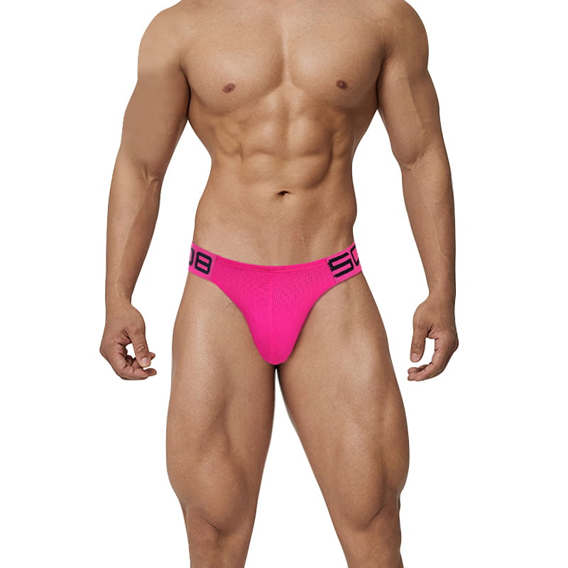 Men's Breathable Mesh Low-Rise Enhancing Briefs