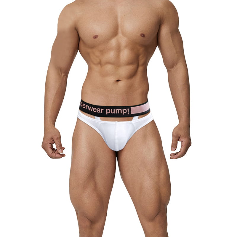 Men's Modal Briefs with Front Dangling T-Strap