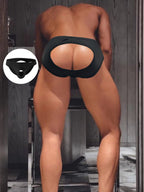 Men's Provocative O-Ring Enhancing Fetish Briefs