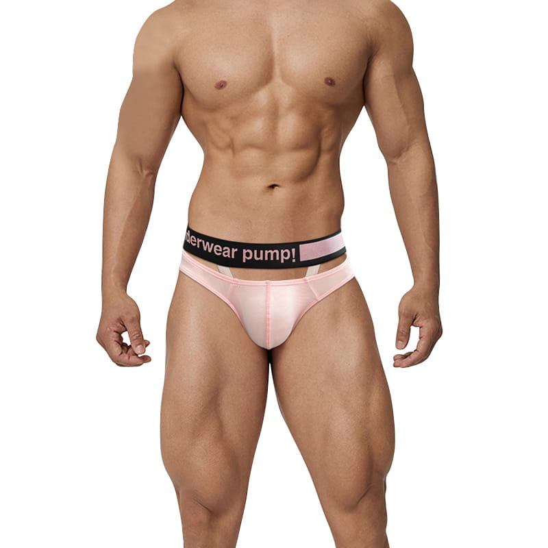 Men's Modal Briefs with Front Dangling T-Strap