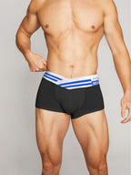 Men's Breathable Modal V-Waist Crossover Trunks Underwear