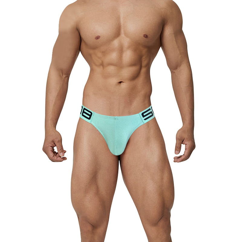 Men's Sporty Low-Rise Cotton Fitness Briefs