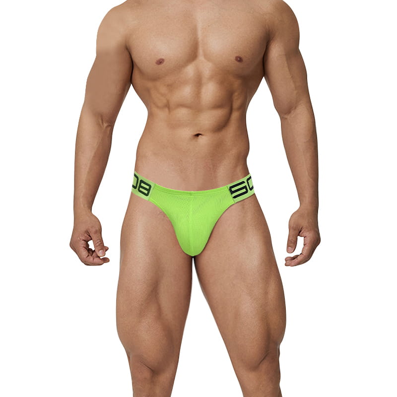 Men's Breathable Mesh Low-Rise Enhancing Briefs