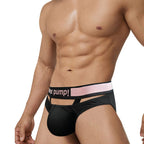Men's Modal Briefs with Front Dangling T-Strap