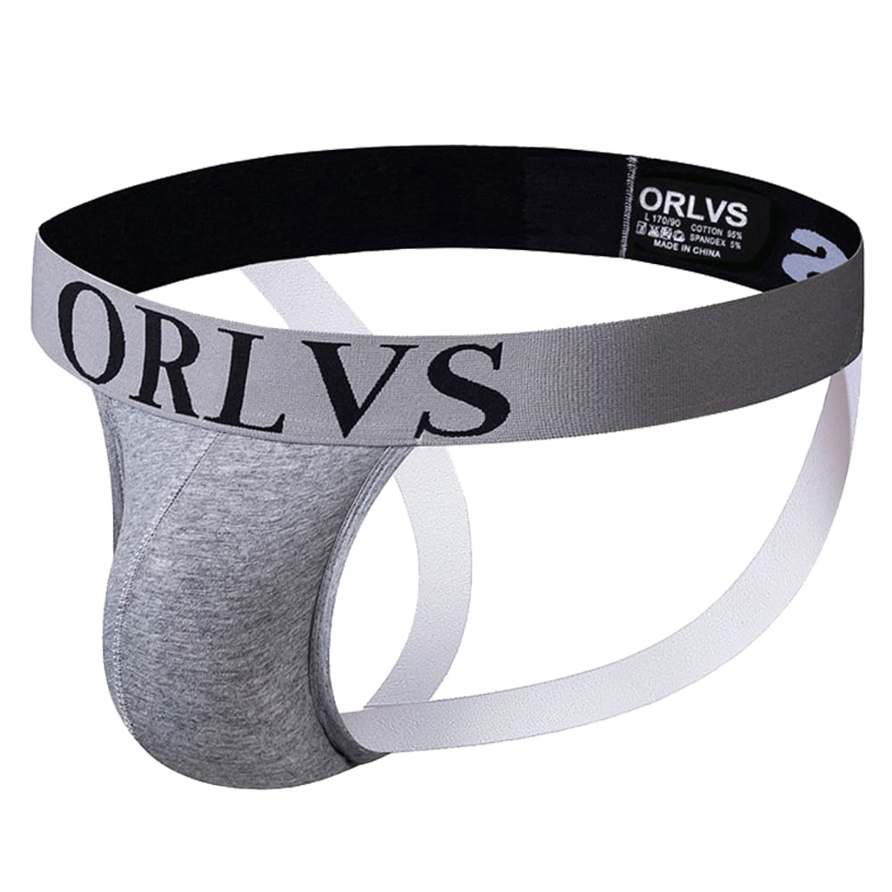 Men's Breathable Cotton U-Convex Jockstraps
