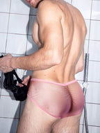 Men's Breathable Semi-Sheer Silky Nylon Briefs