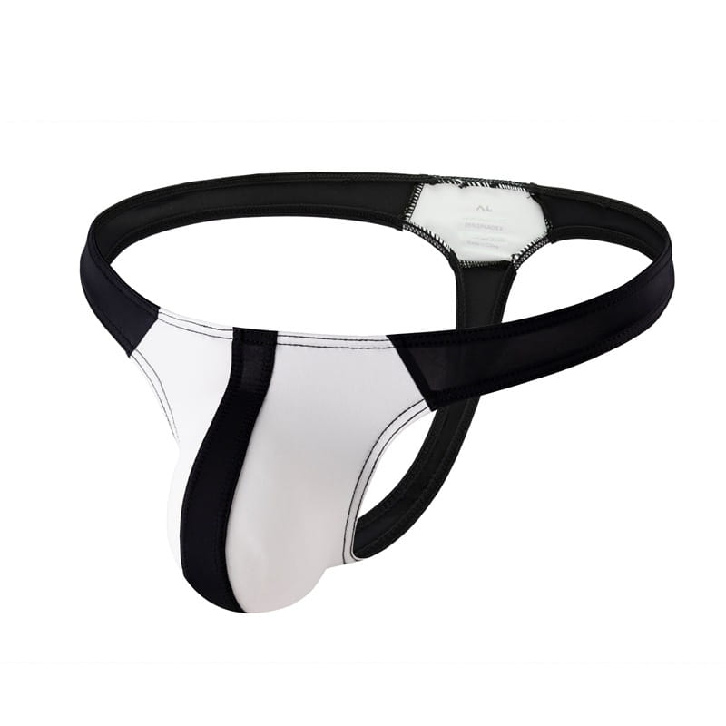 Men's Sheer Two-Tone Nylon Thong
