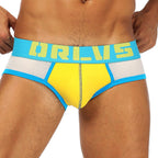 Men's Butt-Lifting Sheer Mesh Low-Rise Briefs