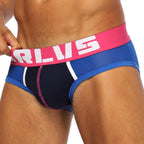 Men's Butt-Lifting Sheer Mesh Low-Rise Briefs