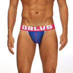 Men's 100% Cotton Breathable Mesh Jockstrap with U-Convex Pouch
