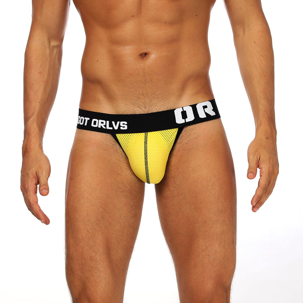 Men's Breathable Pure Cotton Mesh Pouch Jockstrap