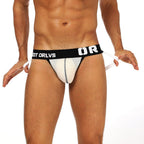 Men's Breathable Pure Cotton Mesh Pouch Jockstrap