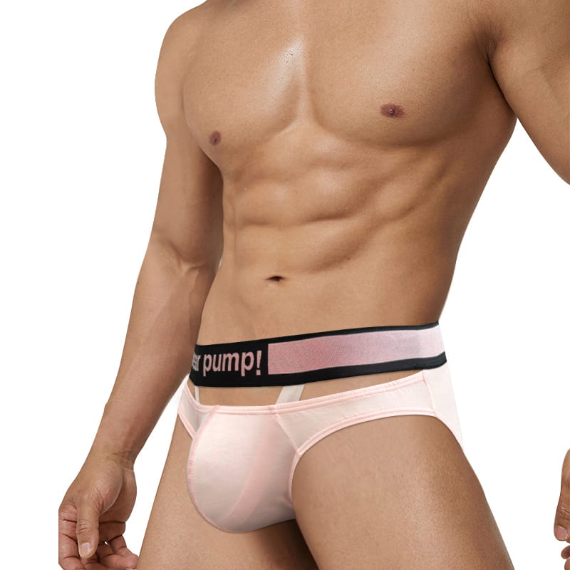 Men's Modal Briefs with Front Dangling T-Strap