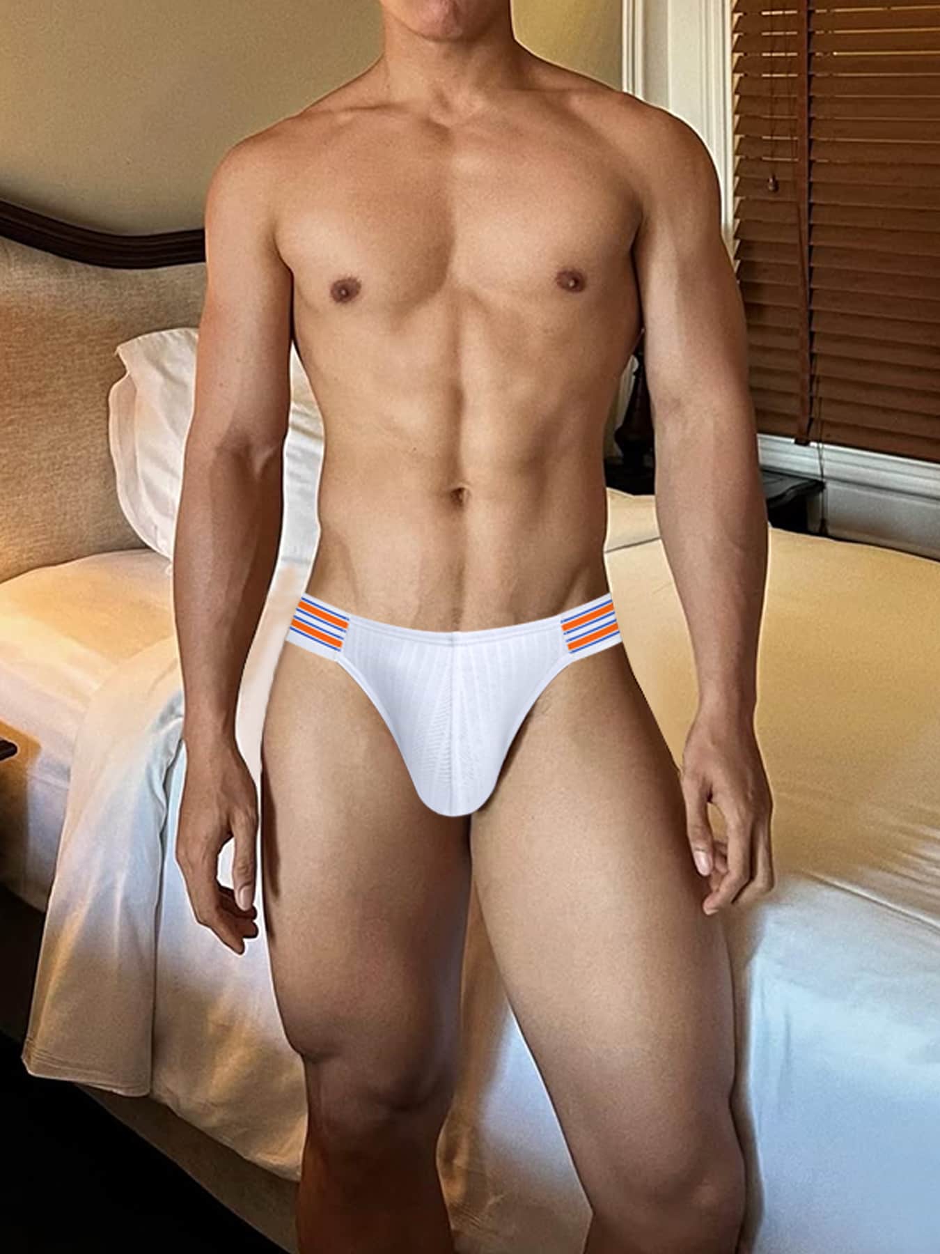 Sporty High-Leg Contour Pouch Briefs