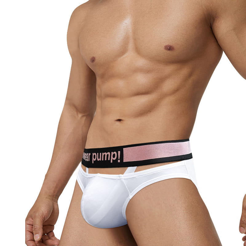 Men's Modal Briefs with Front Dangling T-Strap