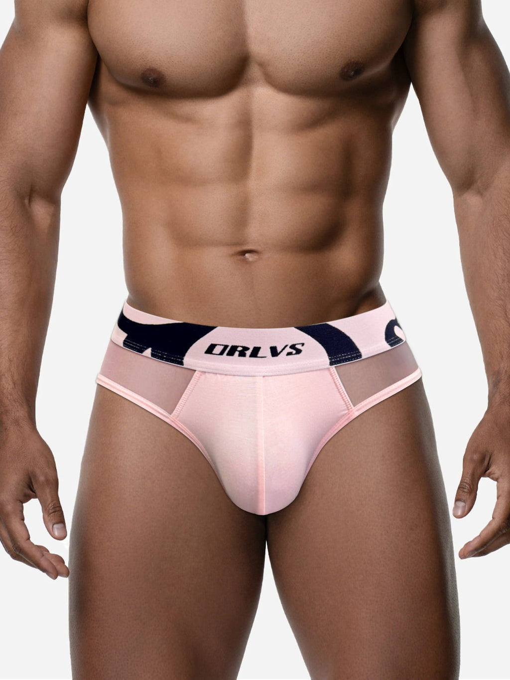 Men's Sheer Mesh Low-Rise Sport Briefs