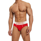 Men's Low-Rise Cotton Athletic Sport Briefs