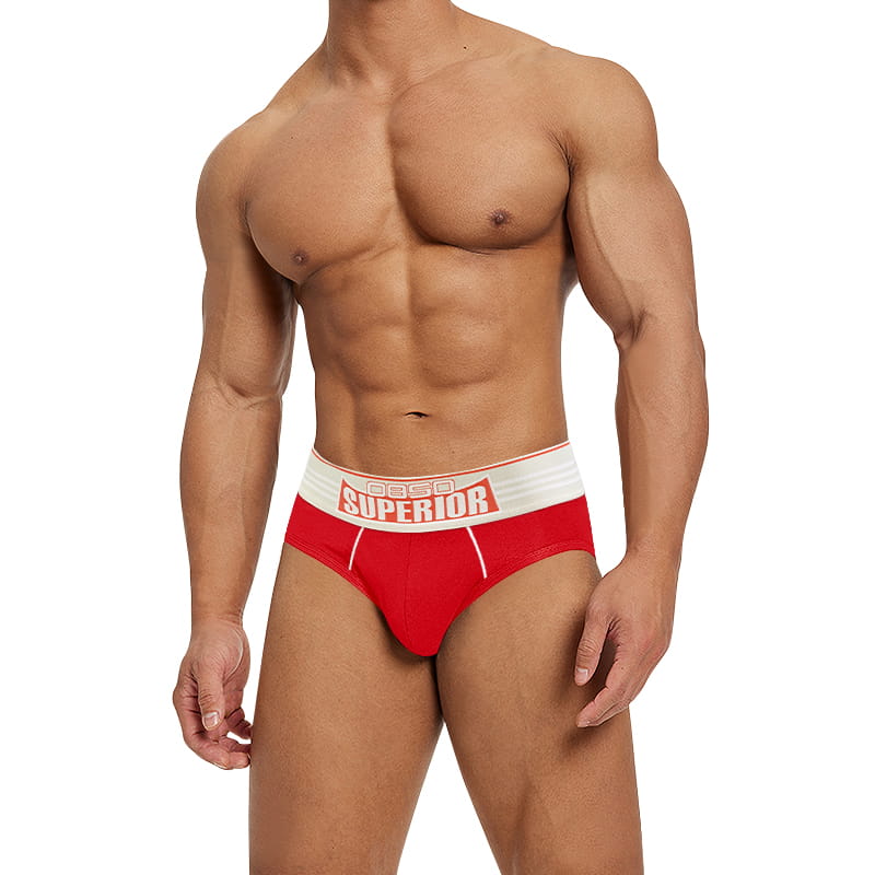 Men's Low-Rise Cotton Athletic Sport Briefs