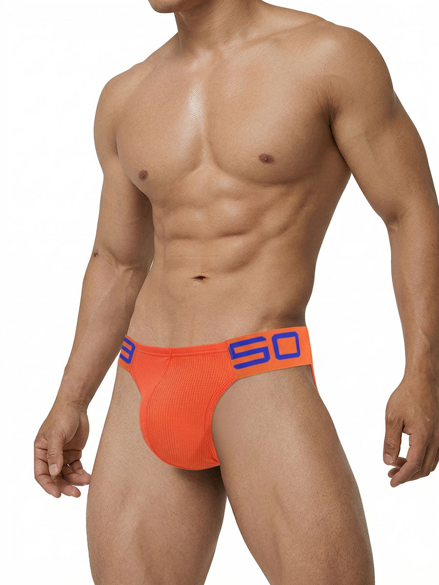 Men's Breathable Mesh Low-Rise Enhancing Briefs