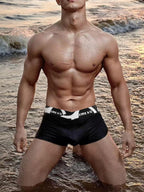 Men's Breathable 100% Cotton Low-Rise Modal Boxer Shorts