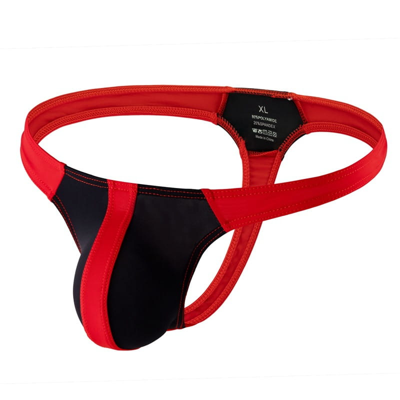 Men's Sheer Two-Tone Nylon Thong