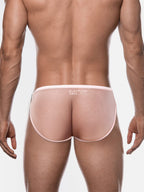 Men's Sexy Sheer Low-Rise Bikini Briefs