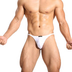 Low-Rise Breathable Nylon Men's Pouch Thong