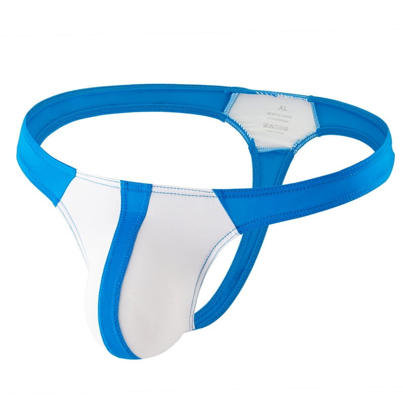 Men's Sheer Two-Tone Nylon Thong