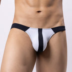 Men's Sheer Two-Tone Nylon Thong