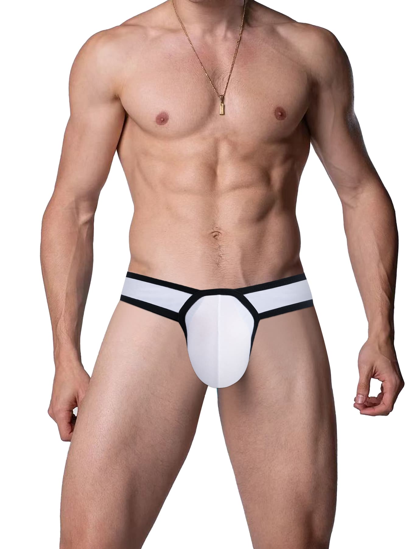 Men's Low-Rise Modal Cutaway Clubwear Briefs
