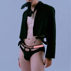 Men's Modal Briefs with Front Dangling T-Strap