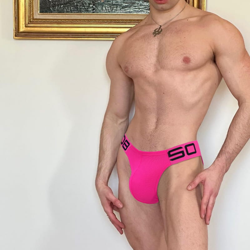 Men's Breathable Mesh Low-Rise Enhancing Briefs