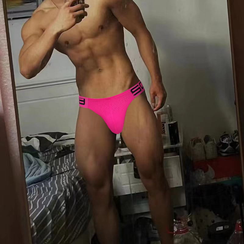 Men's Breathable Mesh Low-Rise Enhancing Briefs