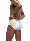 Men's Breathable Mesh Removable Padded Enhancing Briefs