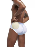Men's Breathable Mesh Removable Padded Enhancing Briefs