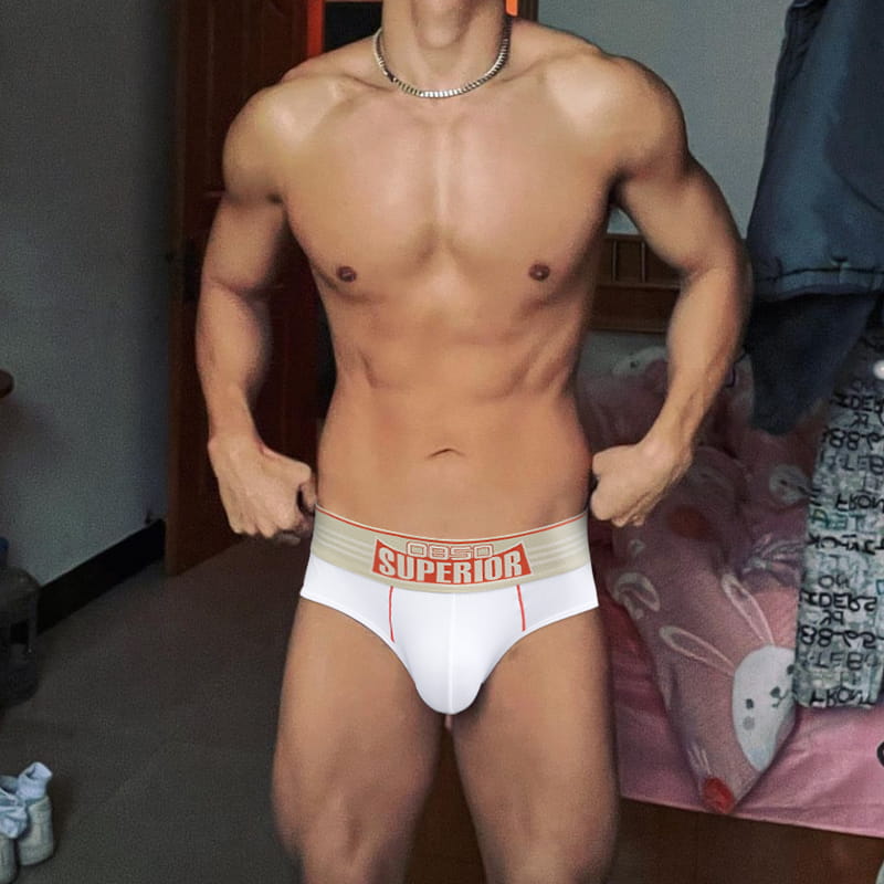 Men's Low-Rise Cotton Athletic Sport Briefs