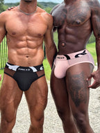 Men's Sheer Mesh Low-Rise Sport Briefs